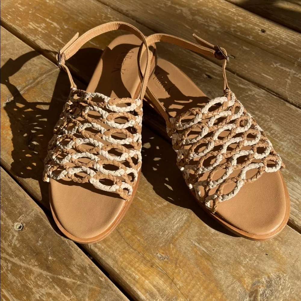 Allan K Hope Links Sandals Size 37